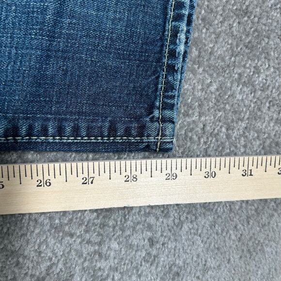 Mavi Matt Y2K Relaxed Wide Leg Baggy Size 38x30 Medium Wash Denim Jeans - Picture 4 of 11